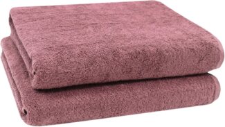 ZOLLNER Badetücher, Walkfrottier (2-St), 100x150 cm, 100% Baumwolle, vom Hotelwäschespezialisten