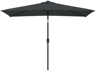 vidaXL Sonnenschirm mit Metall-Mast 300x200 cm Anthrazit 44501