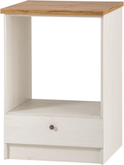 KOCHSTATION Herdumbauschrank KS-Westminster, Herdumbau, Unterschrank, Ofenschrank, Küchenschrank Breite 63 cm, Nischenmaß B/T/H 56,8/62,5/58,8 cm, mit 1 Schubkasten