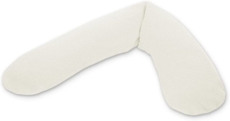 Theraline Stillkissen "Das Original" Microperlen inkl. Bezug 190 cm 161 Creme. Feinstrick