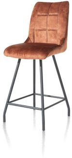 2er Set MISCHA Barhocker braun