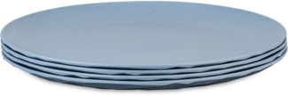 KOZIOL Speiseteller CLUB PLATE, 4-tlg, spülmaschinengeeignet, melaminfrei, 260 mm