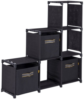 Bo-Camp Stoffschrank Faltschrank Troutman Campingschrank Stoff Schrank Schubladen Garderobe