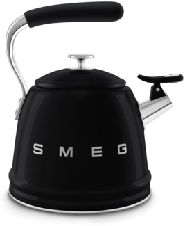 SMEG Wasserkessel Wasserkocher 2,3L Induktion Edelstahl Schwarz WKF01BL