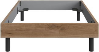 Wimex Bett Easy, große Auswahl an Größen und Farben, auch in Komforthöhe (Made in Germany), ohne Kopfteil, ideal unter Dachschrägen oder Fenster