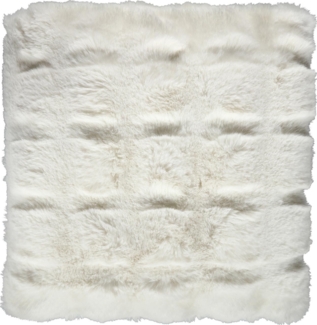 eskimo Webpelz Kissen Cloud gefüllt|45x45 cm| creme