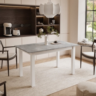 Lookway Klapptisch Ausklappbarer Tisch für 6-8 Personen Wohnzimmer ARTON 140 cm, Breite: 140-195