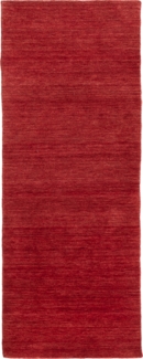 Morgenland Läufer Gabbeh - Loribaft Softy - 200 x 80 cm - rot