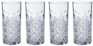 Pasabahce TIMELESS 520205 4er Set Wassergläser Lang 365 ml Gläser-Set Saft Cocktailglas