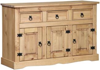 Sideboard Kommode Highboard Wohnzimmerschrank Anrichte Kiefer massiv