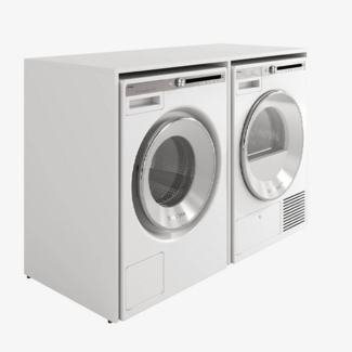 Platan Room Waschmaschinenumbauschrank DORA Waschmaschinenschrank 130 cm breit Überbauschrank
