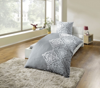 KiNZLER Bettwäsche Polycotton Flanell Bettwäsche, Polycotton, 2 teilig, besonders weich, Ornamente