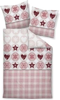 Janine Bettwäsche Feinbiber65179 06, Feinbiber, mit Reissverschluss