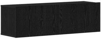 vidaXL Fernsehtische Schwarze Eiche 100 x 30 x 30 cm Holzwerkstoff 862487