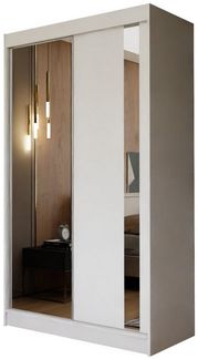 Compleo Schwebetürenschrank mit Spiegel, Modern und elegant Kleiderschrank SANDY 120 oder 150 cm breit