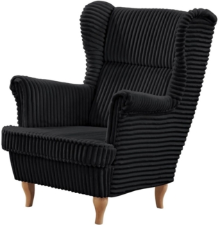 Beautysofa Sessel Moderner, bequemer, weicher, eleganter Sessel FELIX (Holzbeine, Farbe: Buche, Weiß oder Wenge – Ihre Wahl, Die Lieferung beinhaltet die Lieferung in die Wohnung)