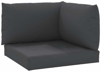 vidaXL Palettenkissen 3-tlg. Schwarz Oxford-Gewebe 361780