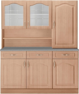 wiho Küchen Küchenbuffet Linz 150 cm breit, in Landhaus-Optik