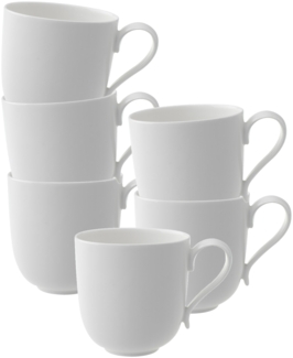 Villeroy & Boch New Cottage Basic Becher mit Henkel 260 ml 6er Set - DS