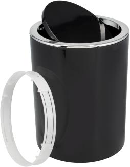 bremermann Kosmetikeimer SAVONA 5,5 Liter aus Kunststoff, rund - schwarz