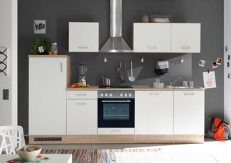 BASIC by Balculina Küchenzeile Andy, Breite 280 cm, wahlweise mit E-Geräten