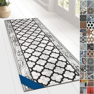 Karat Teppich Teppichläufer mit Muster, schalldämmend