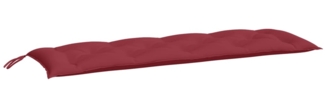 vidaXL Gartenbank-Auflage Weinrot 150x50x7 cm Oxford-Gewebe 361611
