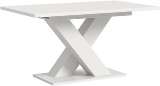 Kulissen-Esstisch >Motion< ausziehbar bis 190cm, in Weiß - 150/190x76x90cm (BxHxT)