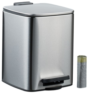 Eckiger Kosmetikeimer 6L mit Müllbeuteln 10051130_55