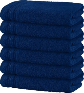 Erwin Müller Duschtuch Duschtuch "Heidelberg" 6er-Pack, Walk-Frottier Uni
