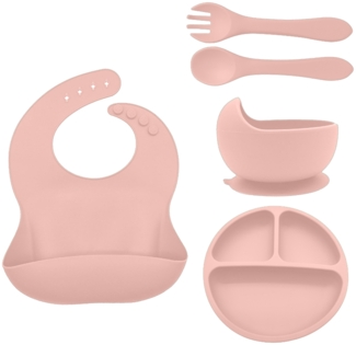 Fillikid Silikonset bestehend aus Teller, Schüssel, Besteck und Lätzchen Exklusiv