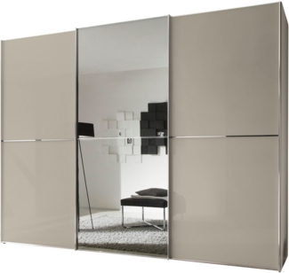 STAUD Schwebetürenschrank Sinfonie Plus, edles Design in hochwertiger Qualität, Made in Germany (in 4 verschiedenen Ausstattungen erhältlich) Mit kombinierter Glas-Spiegel-Front, viele Varianten
