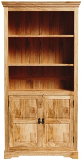 Bücherregal Guru 100x200x45 aus Mangoholz