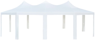 vidaXL Pavillon 834 x 448 x 320 cm Weiß 44774