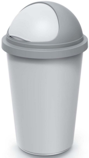 monzana Mülleimer, Küche 50L mit Schiebedeckel 100% Recycelter Kunststoff Abfalleimer