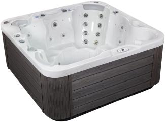 Wellis Jupiter Plug & Play Whirlpool Außenwhirlpool für 6 Personen inkl. Thermoabdeckung