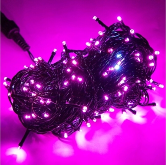 Rosnek LED-Baummantel 20m LED Lichterkette for Außen Innen Party Weihnachten Garten Baum, 200-flammig, mit 3M-Verlängerungskabel