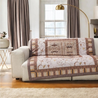 Plaid Oplontis 4M 135x190 cm, Bassetti, Aus Baumwolle mit Mediterranes Design
