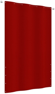 vidaXL Balkon-Sichtschutz Rot 140x240 cm Oxford-Gewebe 148546
