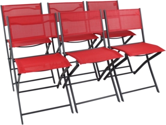 VCM Gartenstuhl Sumila 920267 Rot H. 79 x B. 45 x T. 46 cm