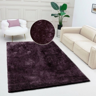 Bruno Banani Teppich Dana Teppich, besonders weich und kuschelig, Kundenliebling, rechteckig, Höhe: 30 mm, uni, Mikrofaser Teppiche, Wohnzimmer, Schlafzimmer, Esszimmer