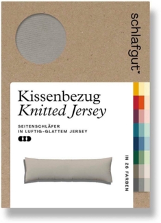 Schlafgut Seitenschläferkissenbezug Pure Seitenschläferkissen, (1 Stück), aus Bio-Baumwolle