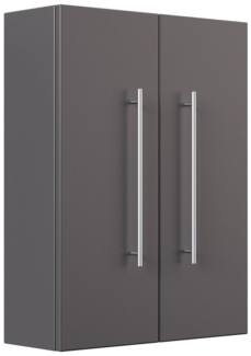 Magnolia Home 'Aurum-L' Badschrank, Holz, Anthrazit, 70 x 53 x 20 cm