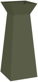 vidaXL Säulen Pflanzer Oliv 40 x 40 x 100 cm 873858