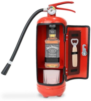 Divit Deko-Wandregal Minibar in Feuerlöscher Design MF51 Bar Regal / Aufbewahrung