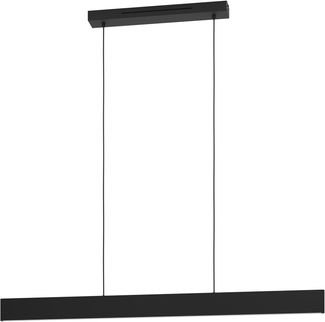 Eglo 900878 LED Hängeleuchte ANDREAS-Z Stahl schwarz, Kunststoff weiss 2X19W 2700-6500K L:117cm B:7cm H:110cm mit Connect-Z Funktion