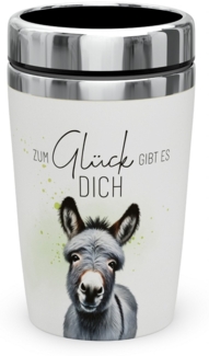 Thermobecher Isolierbecher Kaffeebecher To Go 240ml la vida Esel 3888041