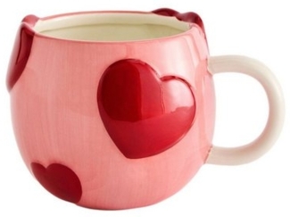 Next Becher Bechertasse, Herz, 1-tlg, Steingut