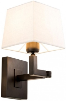 Casa Padrino Luxus 1er Wandleuchte Bronze - Luxus Hotel Restaurant Leuchte