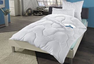 Beco Kunstfaserbettdecke Gregor, Bettdecken für Sommer und Winter, Ganzjahresdecke, Füllung: Polyester, Bezug: Polyester, Bettdecke 135x200cm, allergiker geeignet (Hausstauballergiker)